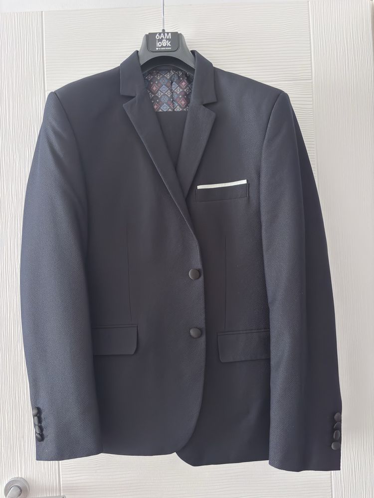 Costum barbati 6AM elegant potrivit si pentru mire sau nas