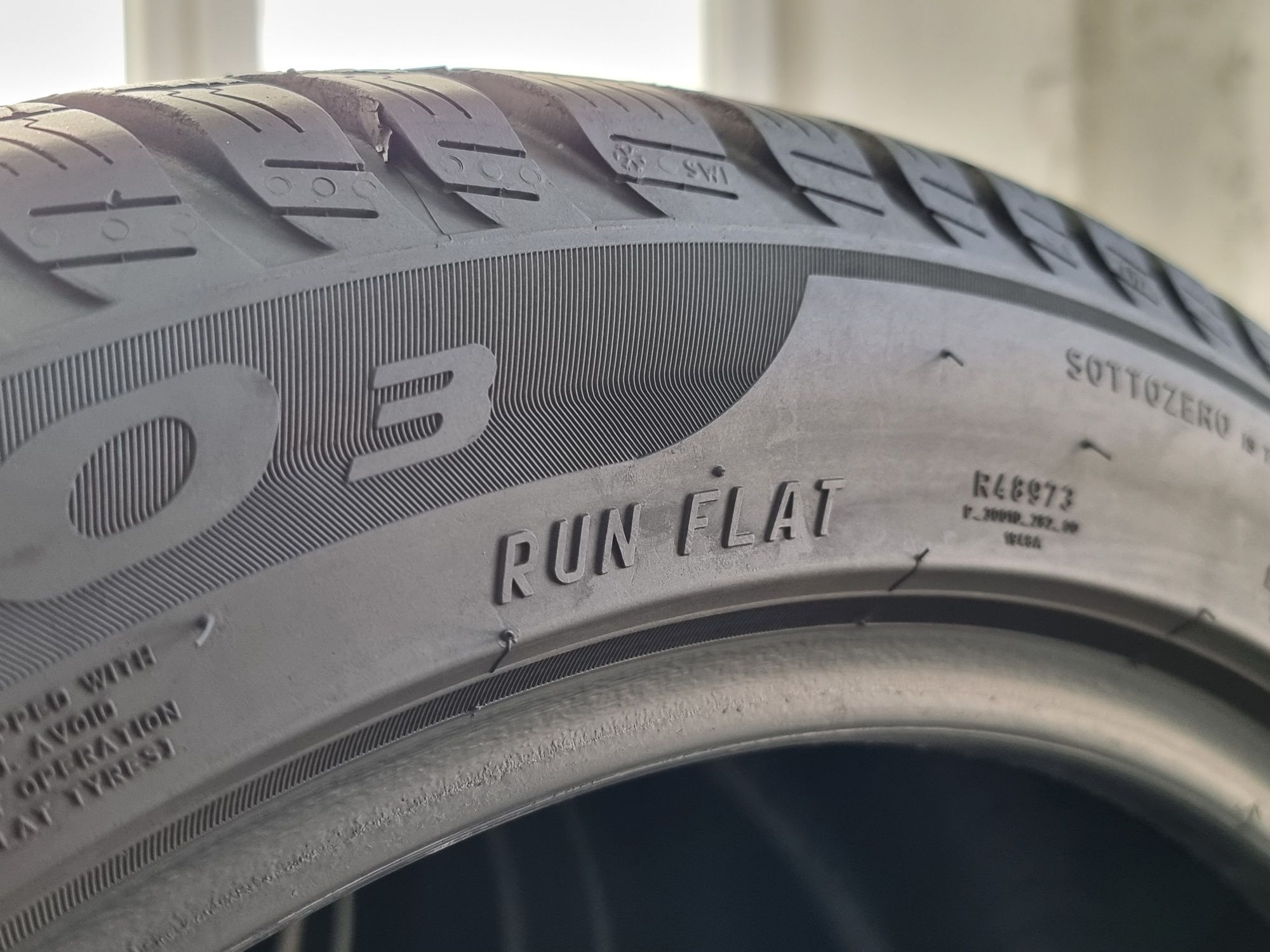 245/45/19 Pirelli 4Броя: 470лв 7мм Run on flat