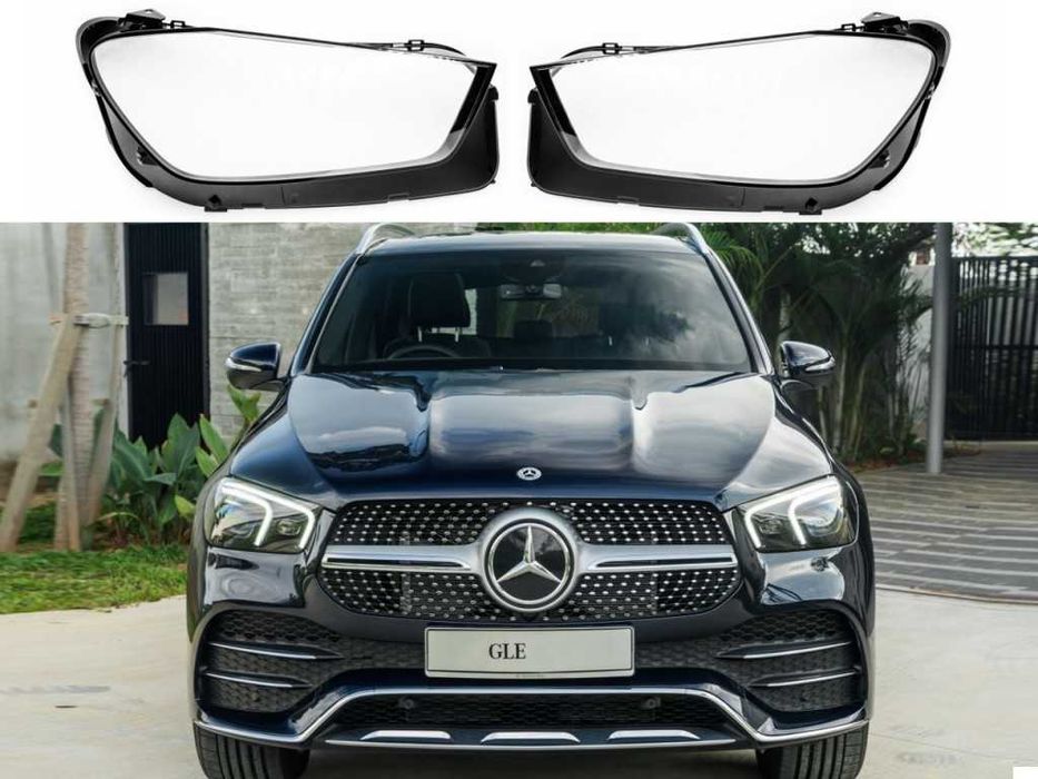 Комплект стъкла за фарове на Mercedes GLS X166 / Mercedes GLE W167