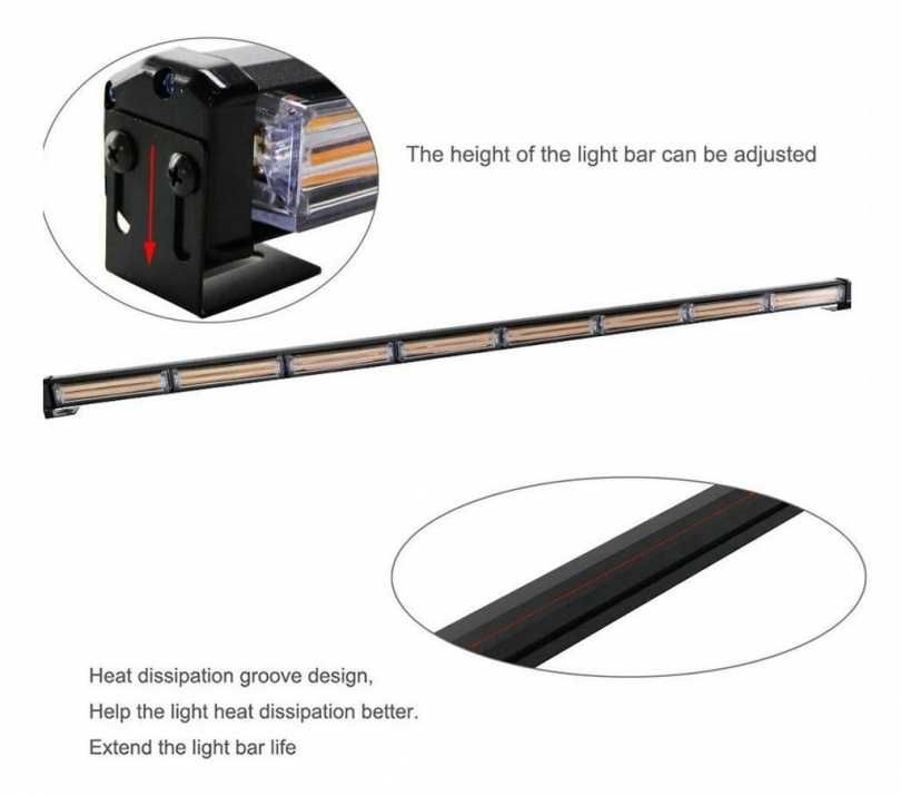 LED Сигнална лампа,маяк за пътна помощ платформа 120cm