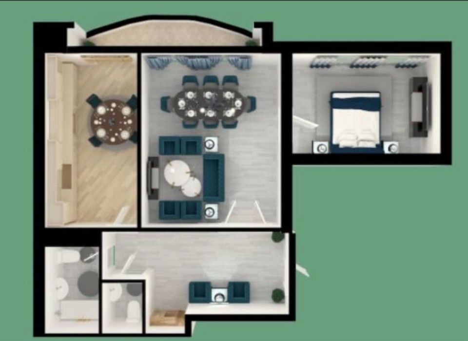 Премиум ЖК Глинка от Eco House квартира 2/11/12. Кирпичный дом.