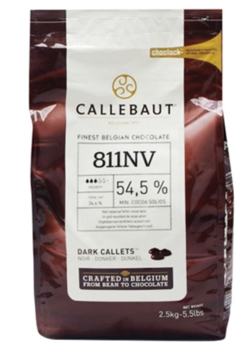 2.5кг Шоколад млечен и бял Калети Калебаут / Callebaut