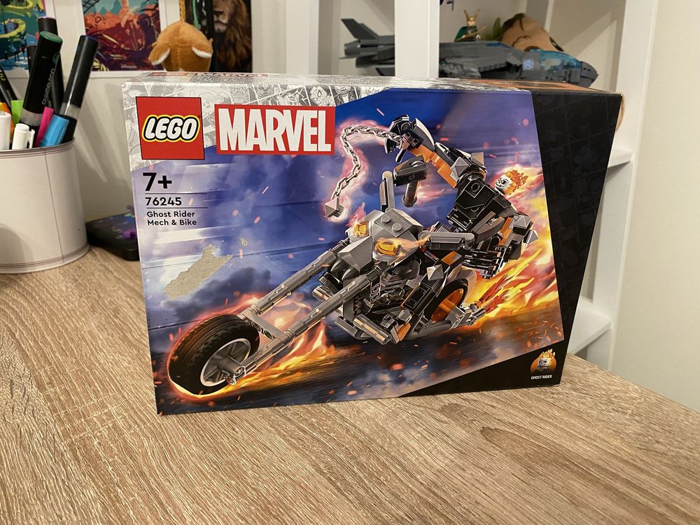 Lego Ghost Rider Mech & Bike 76245