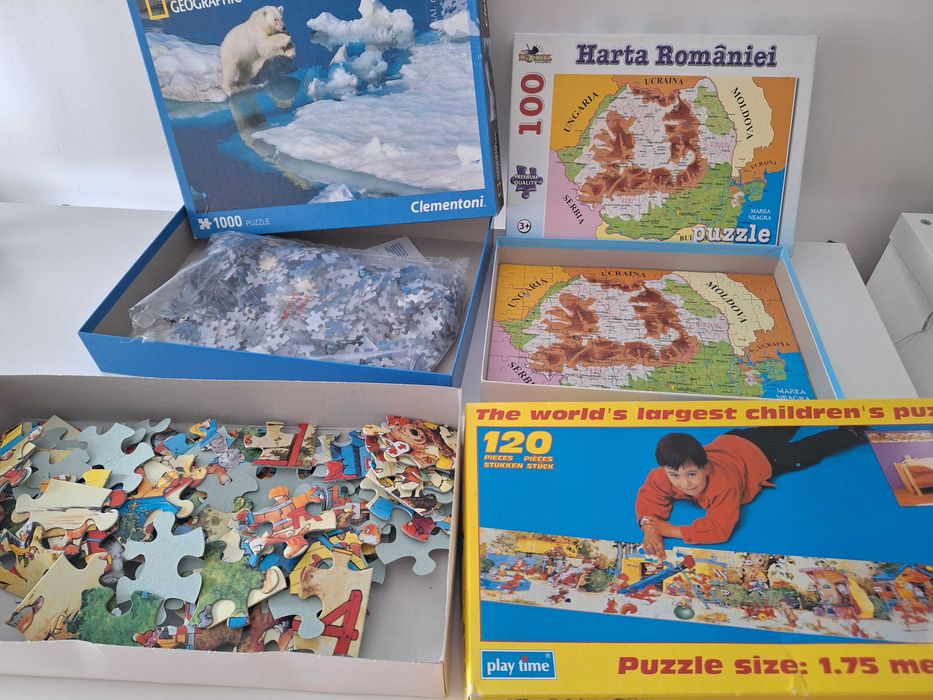Set 3 puzzle de 1000/120/100 piese