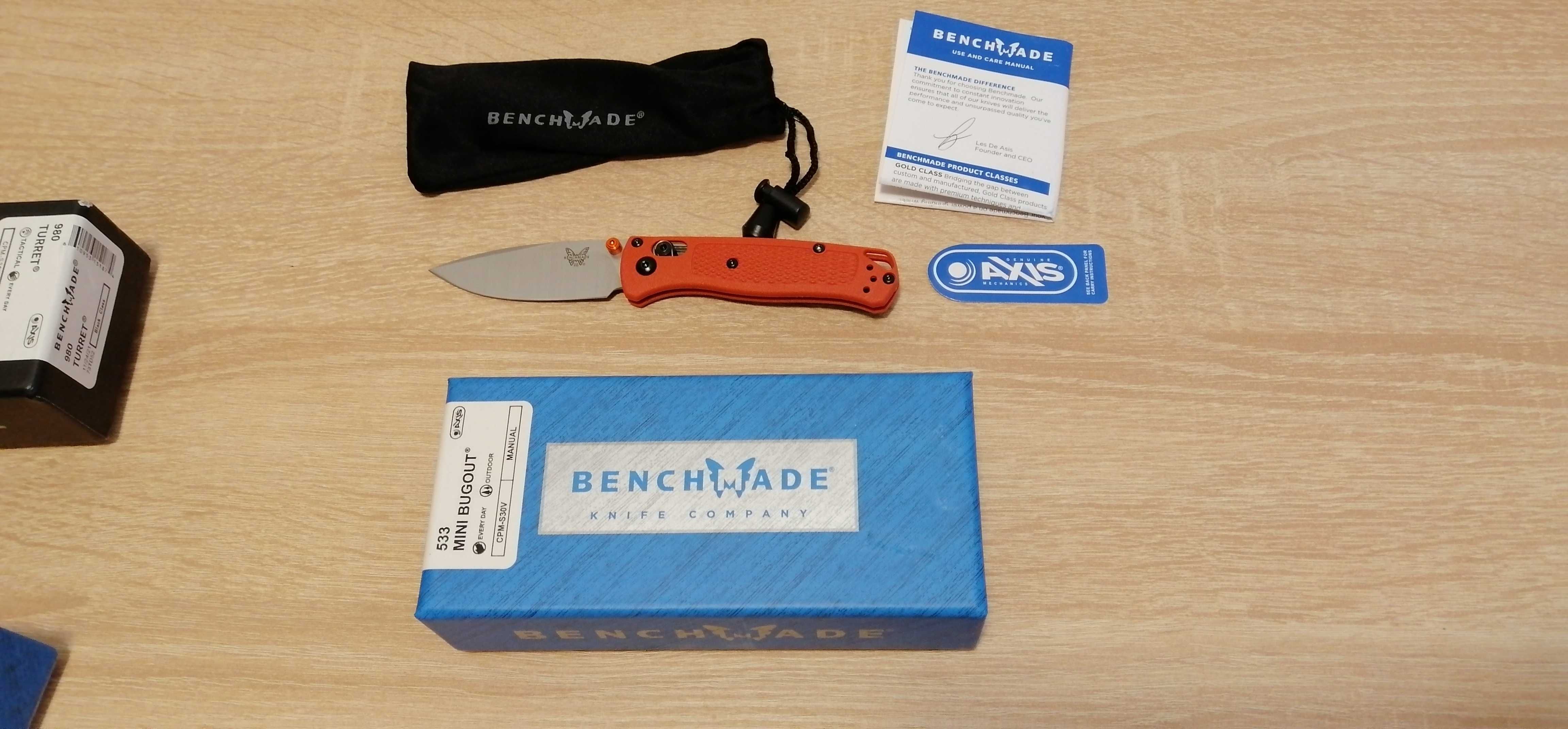 Benchmade Bugout Mini  Axis pescuit drumetie camping