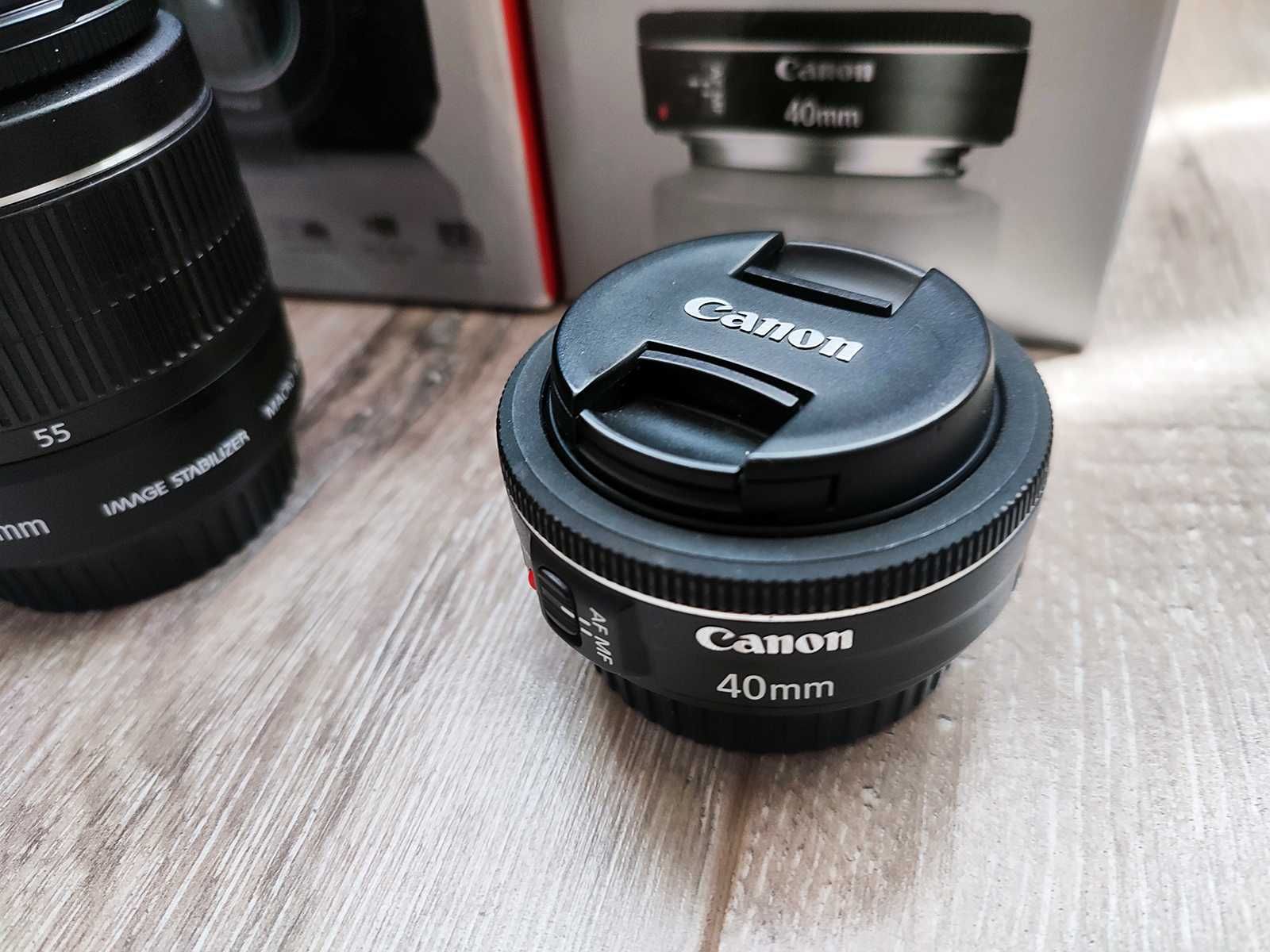 Фотопарат Canon EOS 600D + Обективи и аксесоари