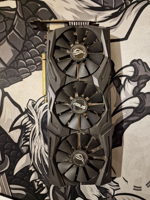 Видеокарта RX480 8GB ASUS ROG STRIX