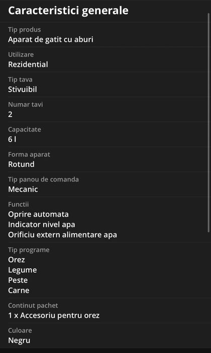 Airfryer Tefal , negru
