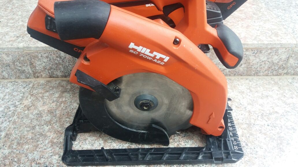 Hilti circular pe acumulatori