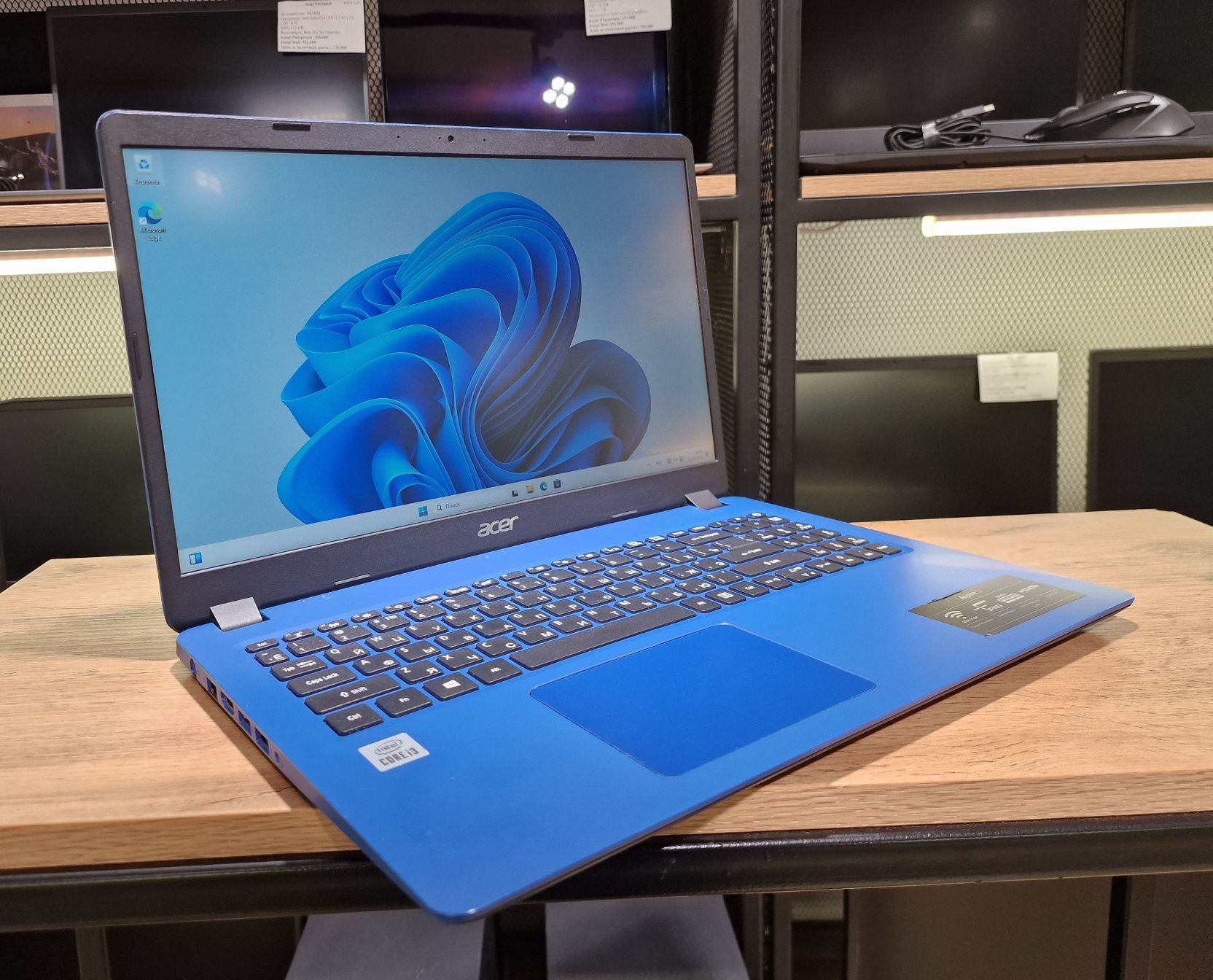 Ноутбук Acer Intel core i3-10/4GB/SSD128GB, 8734/A10