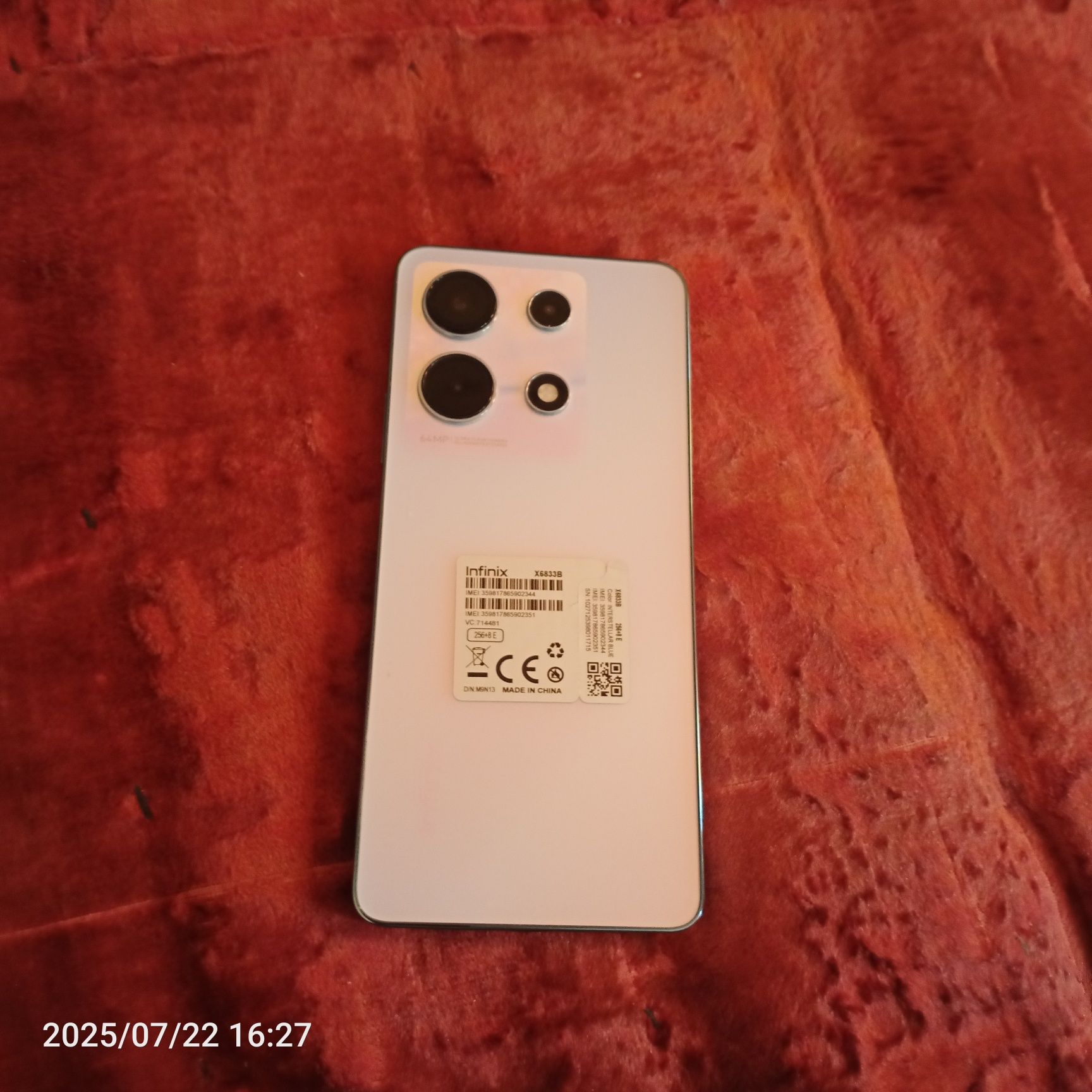 Infinix note 30 сотилади. Ҳолати янгидек.