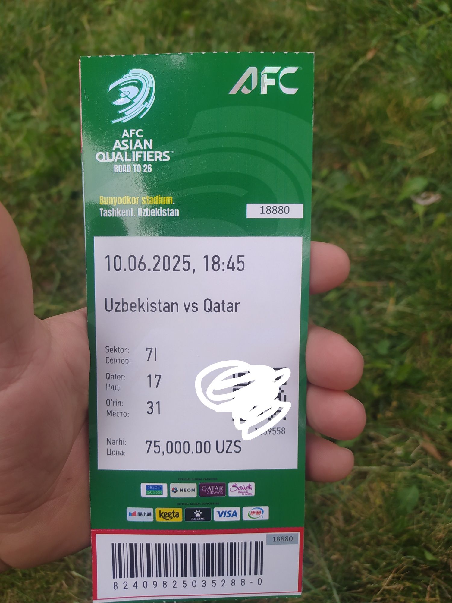 Uzb-Qat oʻyiniga belitlar bor