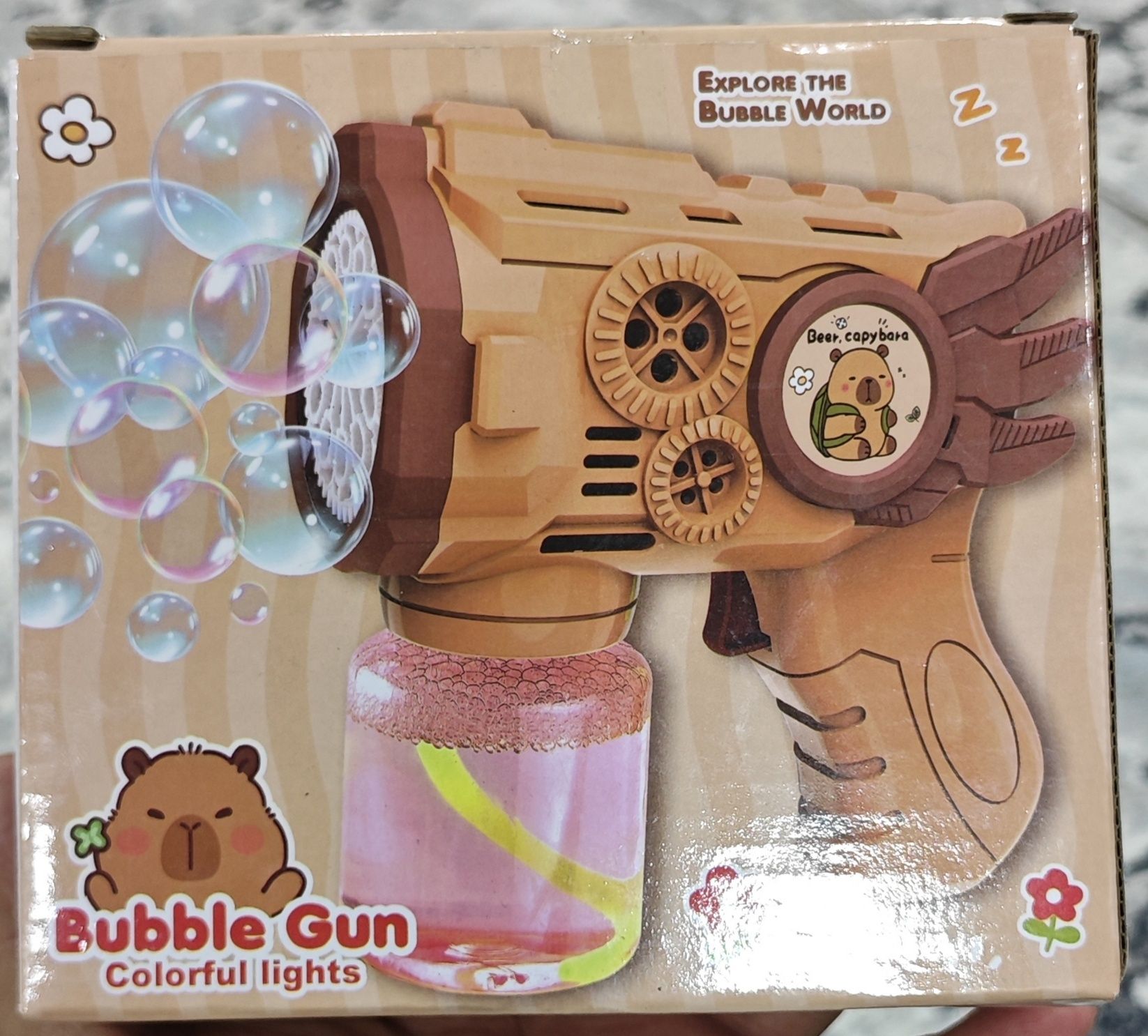 Bubble gun sharik chiqaruvchi oyinchoq