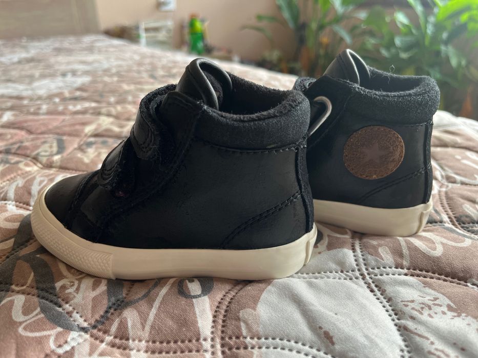 Детски кожени кецове Converse