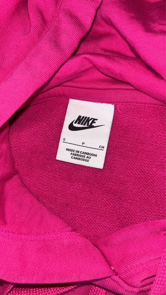 Nike hoodie розово