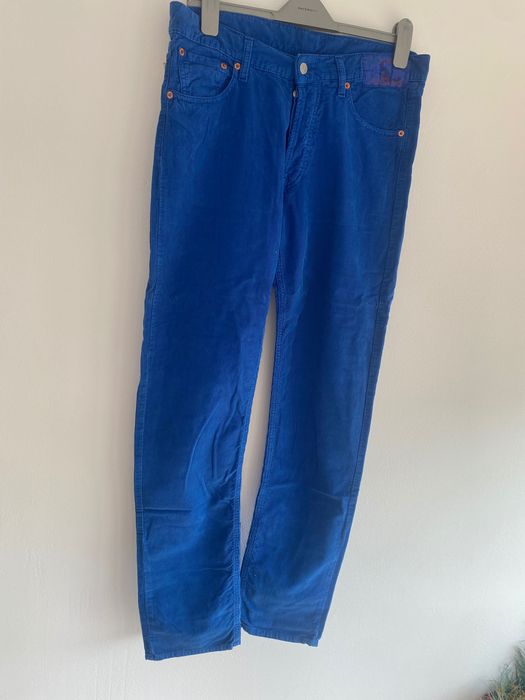 Jeans vintage de catifea