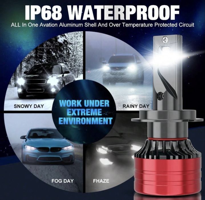 Led h7 30000 лумена ‼️