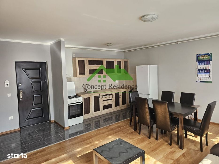 Apartament 2 camere open space, mobilat, bloc nou, Mărășești