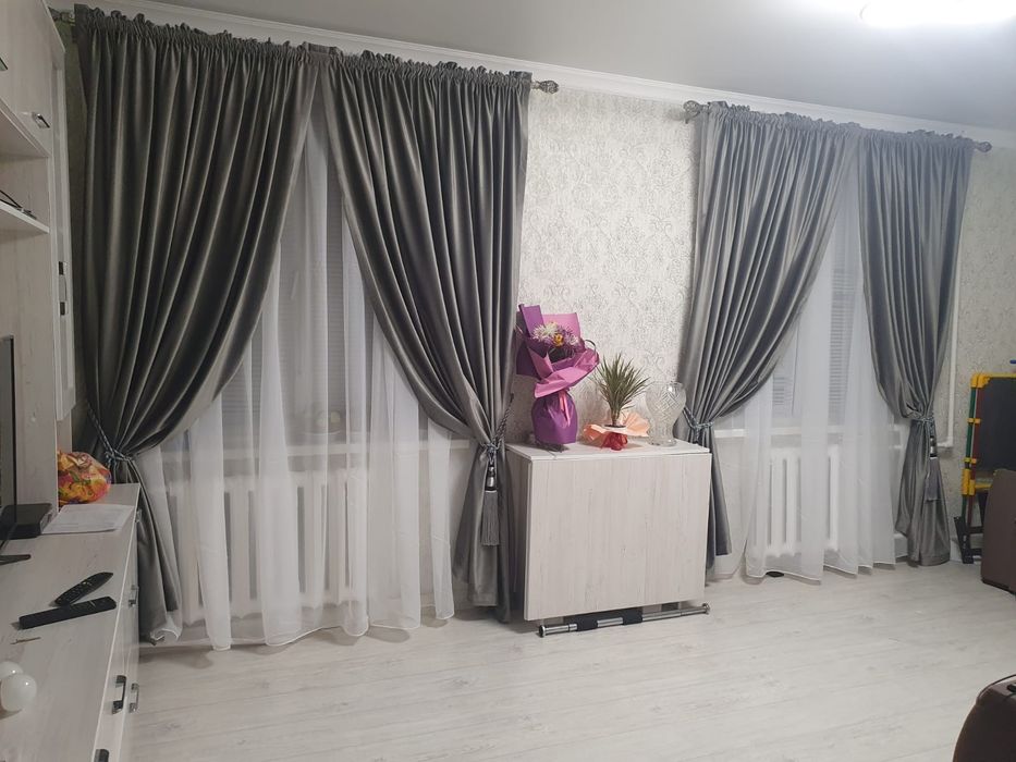 2 компоекта штор, 2 тюли
