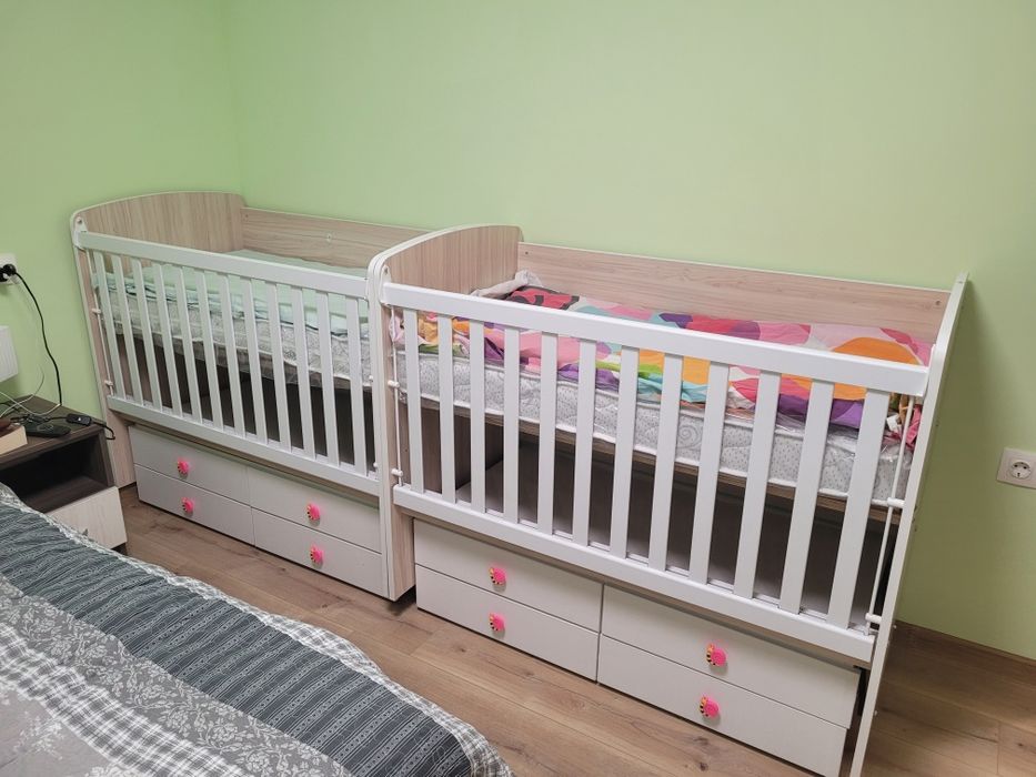 Дървена кошара 60/120 + матрак