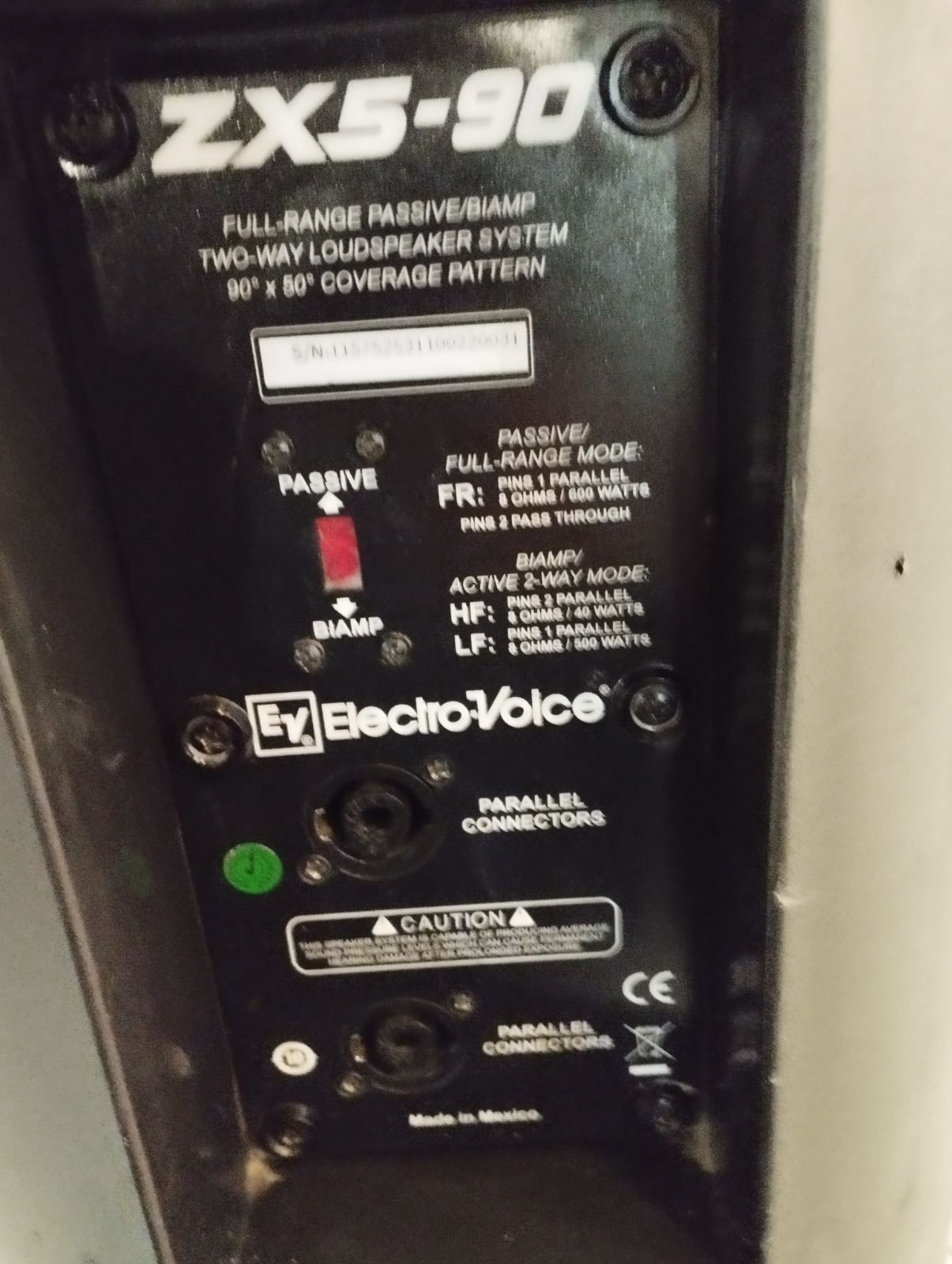 Тонколони Електровойс ZX5-90