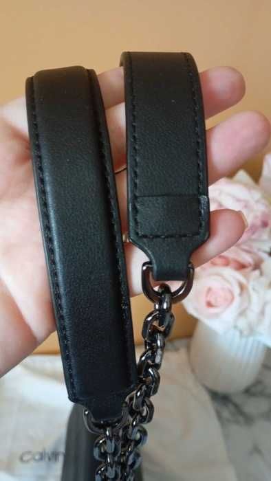 Дамска чанта Calvin Klein Re-Lock Ew Conv Xbody Quilt K60K609682.