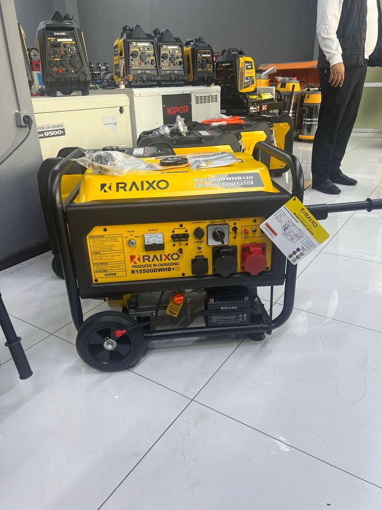 Generator Raixo 8.5 kw 380 w va 220 w Ishlidi