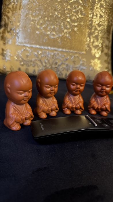 Lot 5 mini Buddha decor