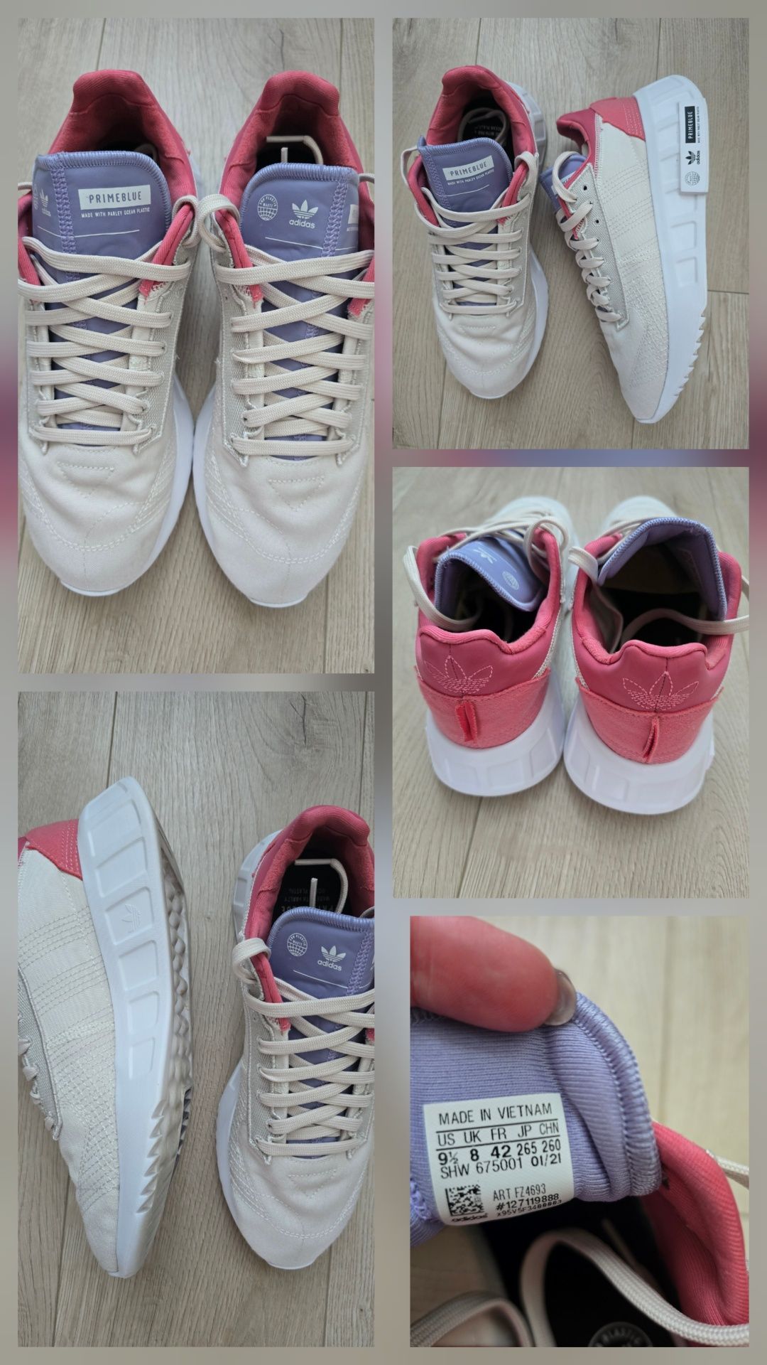Маратонки Adidas и Reebok