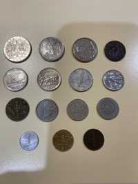 Monede diferite straine Italia si Anglia , pentru colectie