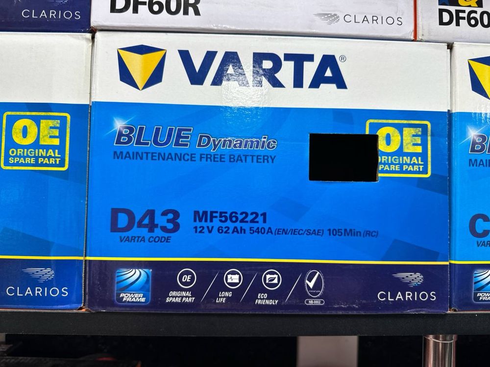 Akkumulyator Varta 62 optom va Donaga