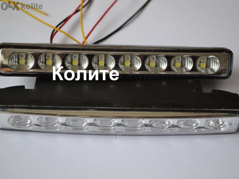 Комплект диодни дневни светлини с мигач 12V LHM1042