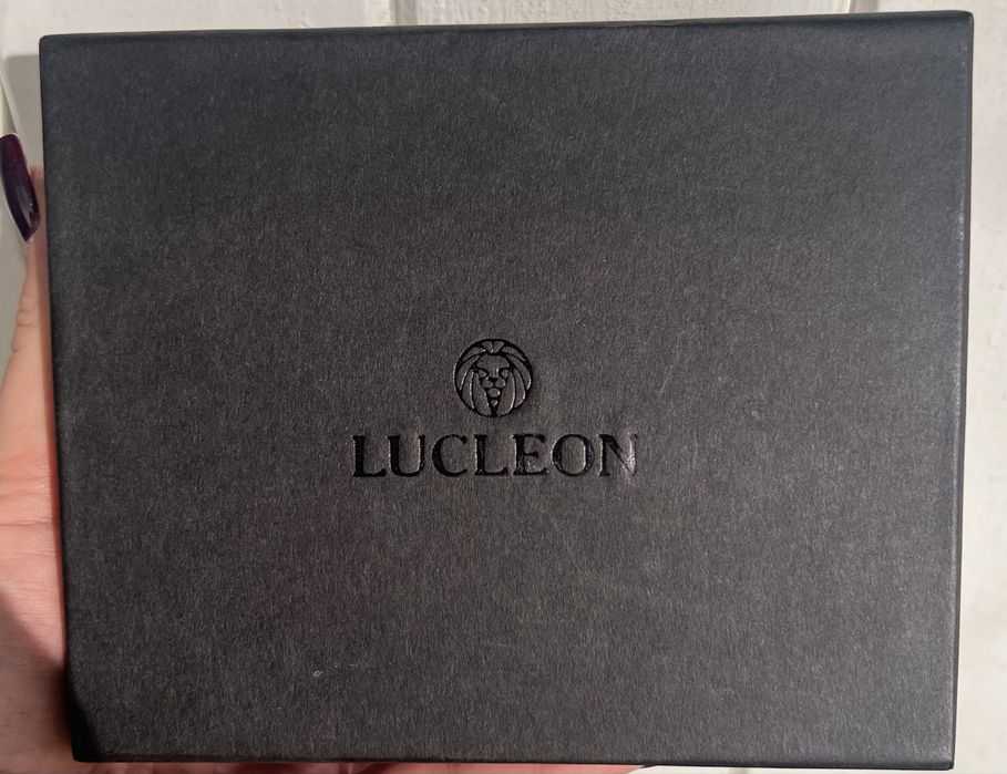 Мъжки кожен портфейл , тъмносин, с RFID защита Montreal LUCLEON