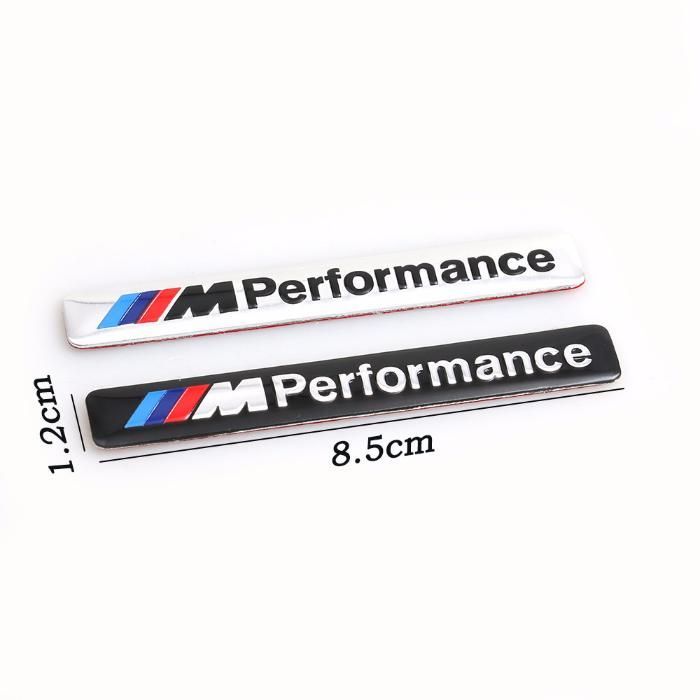 Емблема БМВ М Performance алуминиева Сива /Черна за табло цена за 1бр