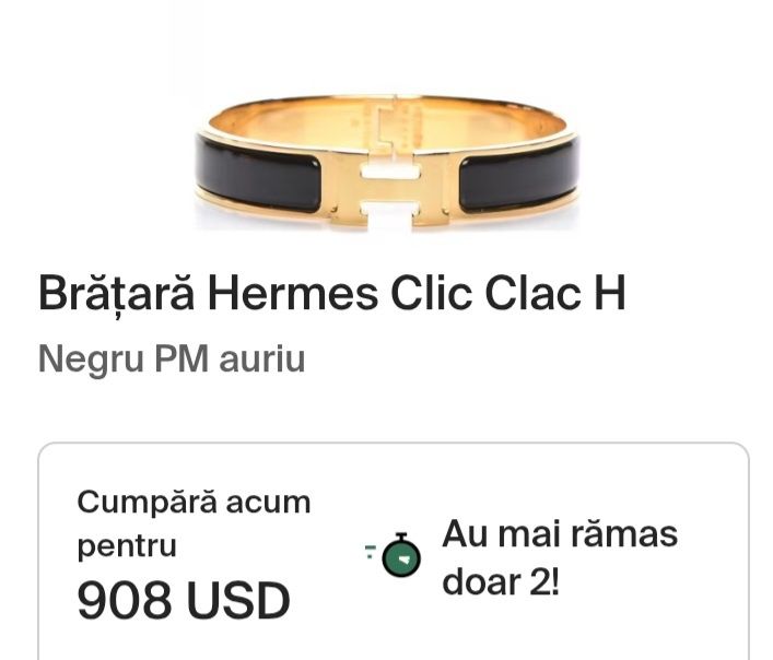 Brățară Hermes  click H