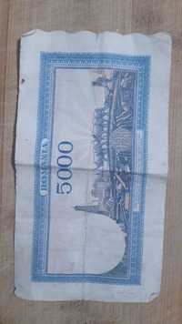 Vand Bancnota 5000 lei - 20 martie 1945