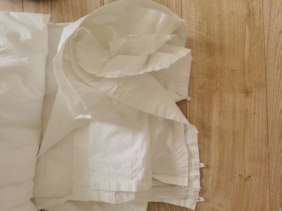 Draperie alba bumbac, 280/245cm.