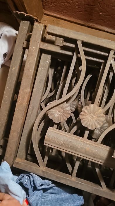 Balustrada fier forjat 40 cm cu mana curenta