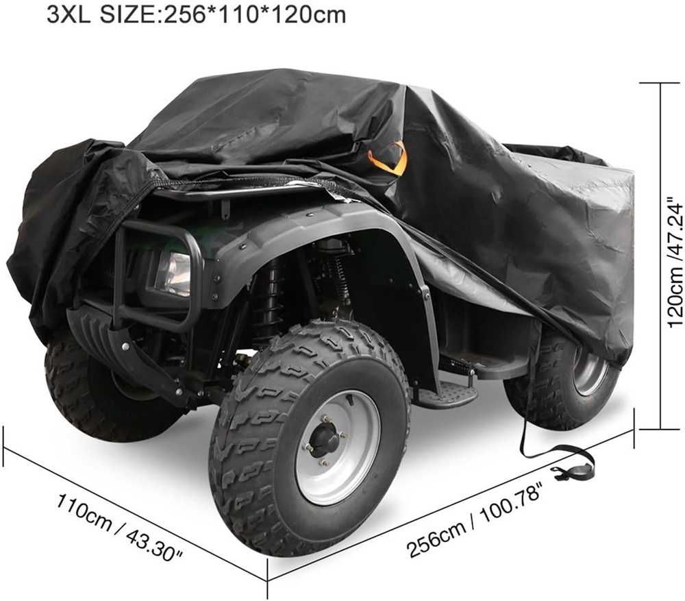 Водоустойчиво Покривало/Брезент за ATV - ХХXL (256х110х120)