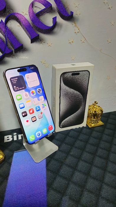 iPhone 15 PRO MAX White 5G 256GB Baterie:84%.Preṭ fix!