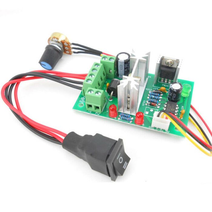 Regulator de turatie motor cc PWM 6A 6-30V -Schimbare sens. Nou!