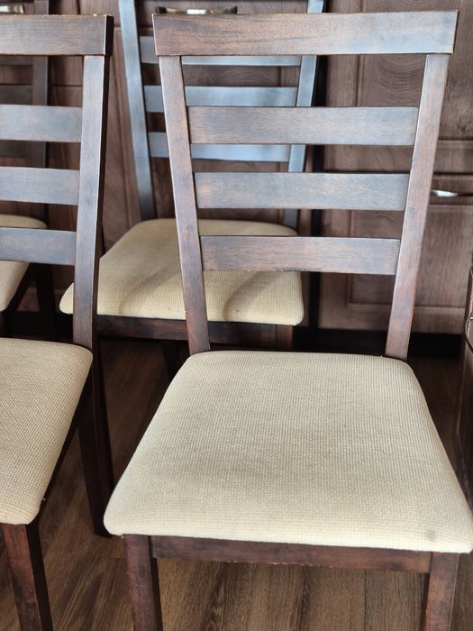 Трапезни/кухненски  столове  дървени 6бр