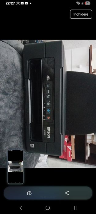 Vand imprimanta epson xp215 primita de la cineva, cartusele sunt goale