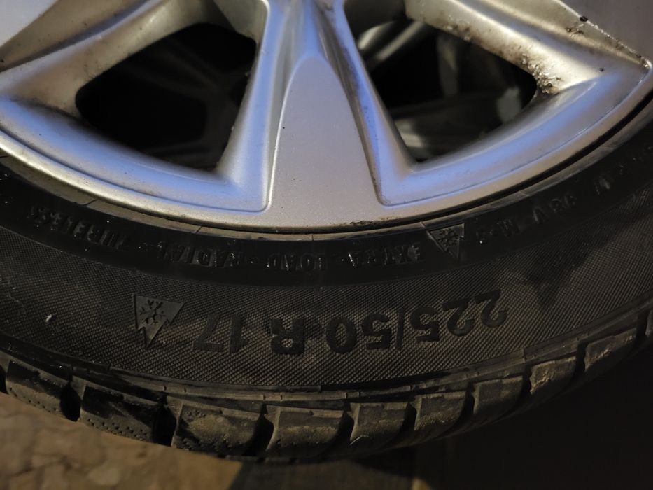 Vand jante OEM audi+ Anvelope de iarna runflat Continental  R17