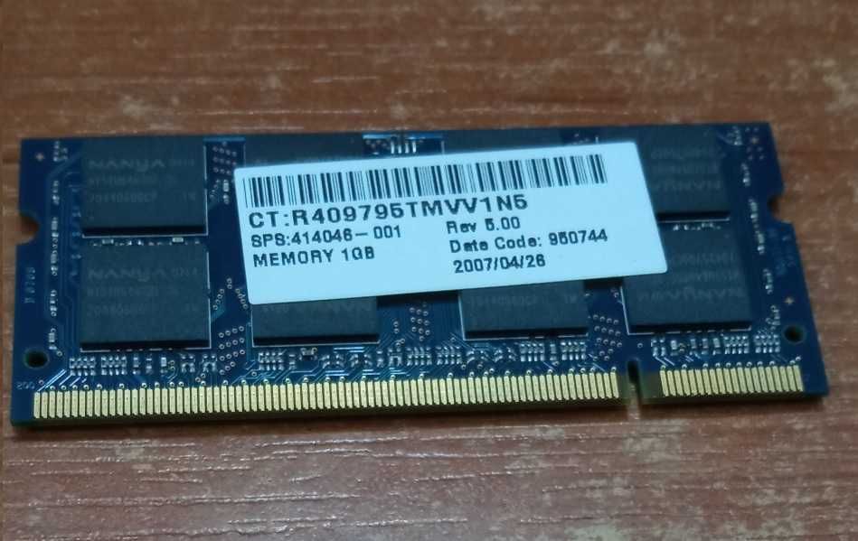 Vand 2 Memorii RAM Laptop,DDR2 de 1 GB 30 Lei si 2 GB 40 Lei