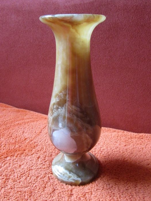 cadou rar Art Nouveau-vaza onyx/onix-design si culori frumoase 1kg