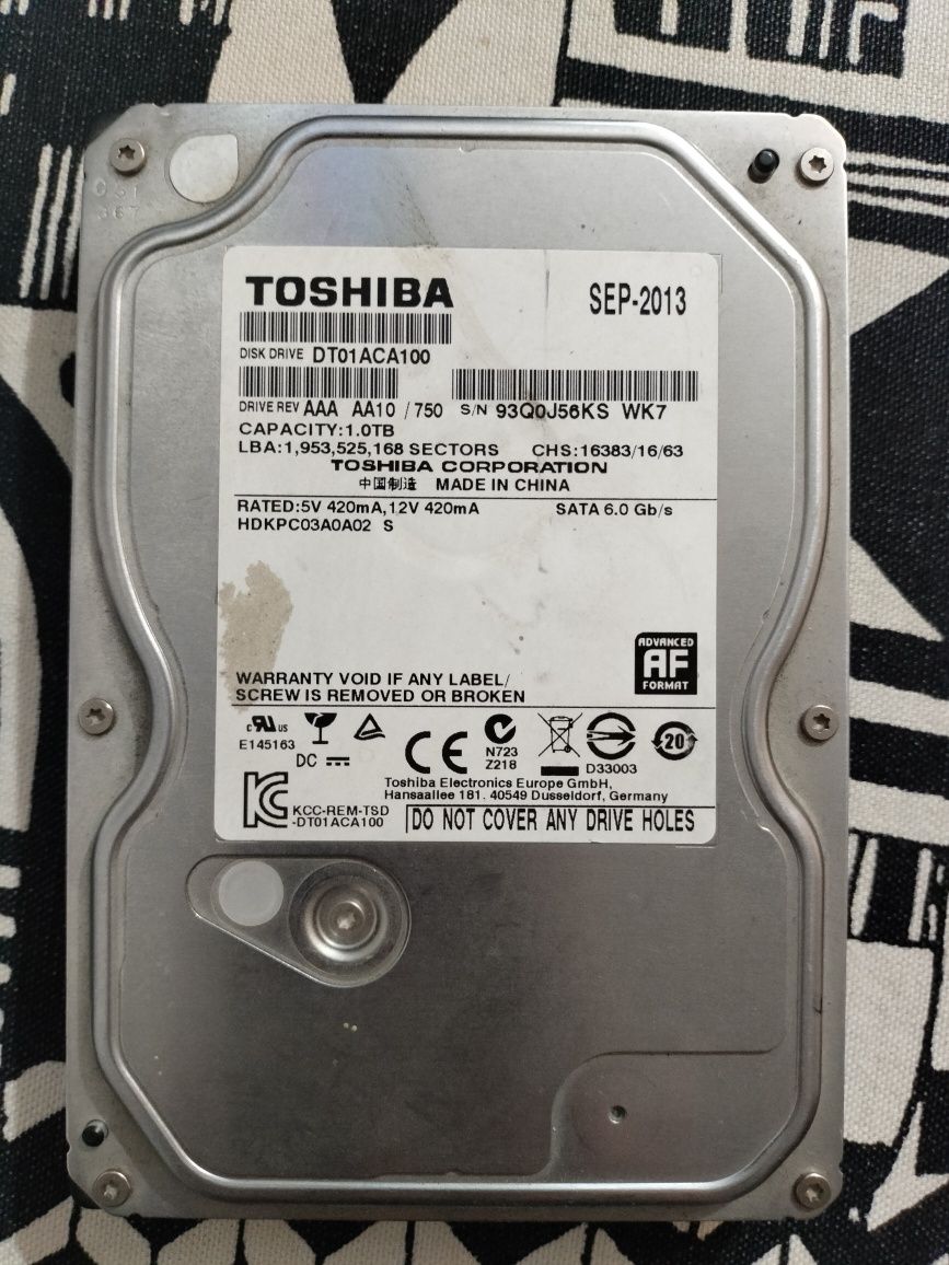 HDD Toshiba 1 tb