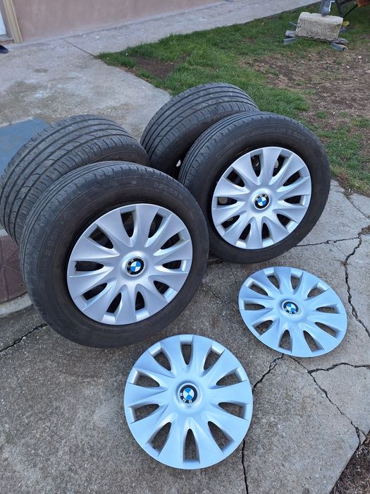 Jante tabla 5x120mm originale BMW cu cauciucuri Vara