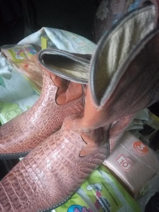 Cizma piele Reptiles