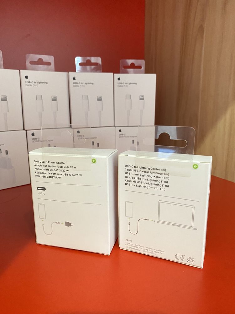 Apple 20W iPhone адаптер и кабель . Lightning . Быстрая зарядка